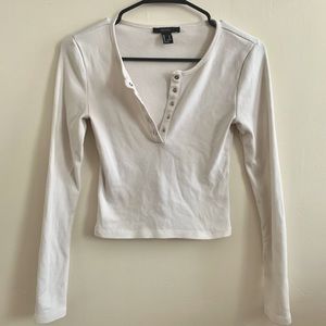Forever 21 ribbed long sleeve tee